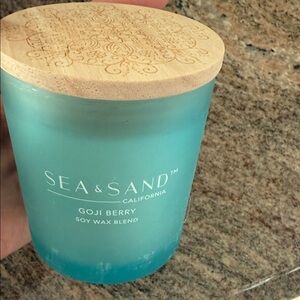 Goji Berry Soy Wax Candle - Blue